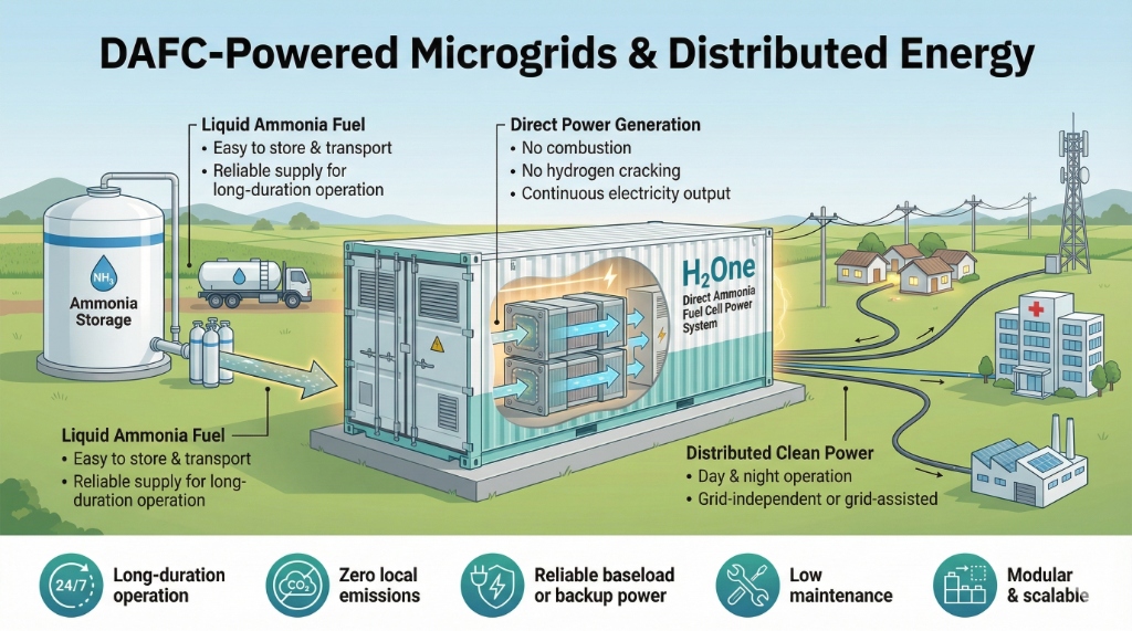DAFC-Powered Microgrids & Distributed Energy
